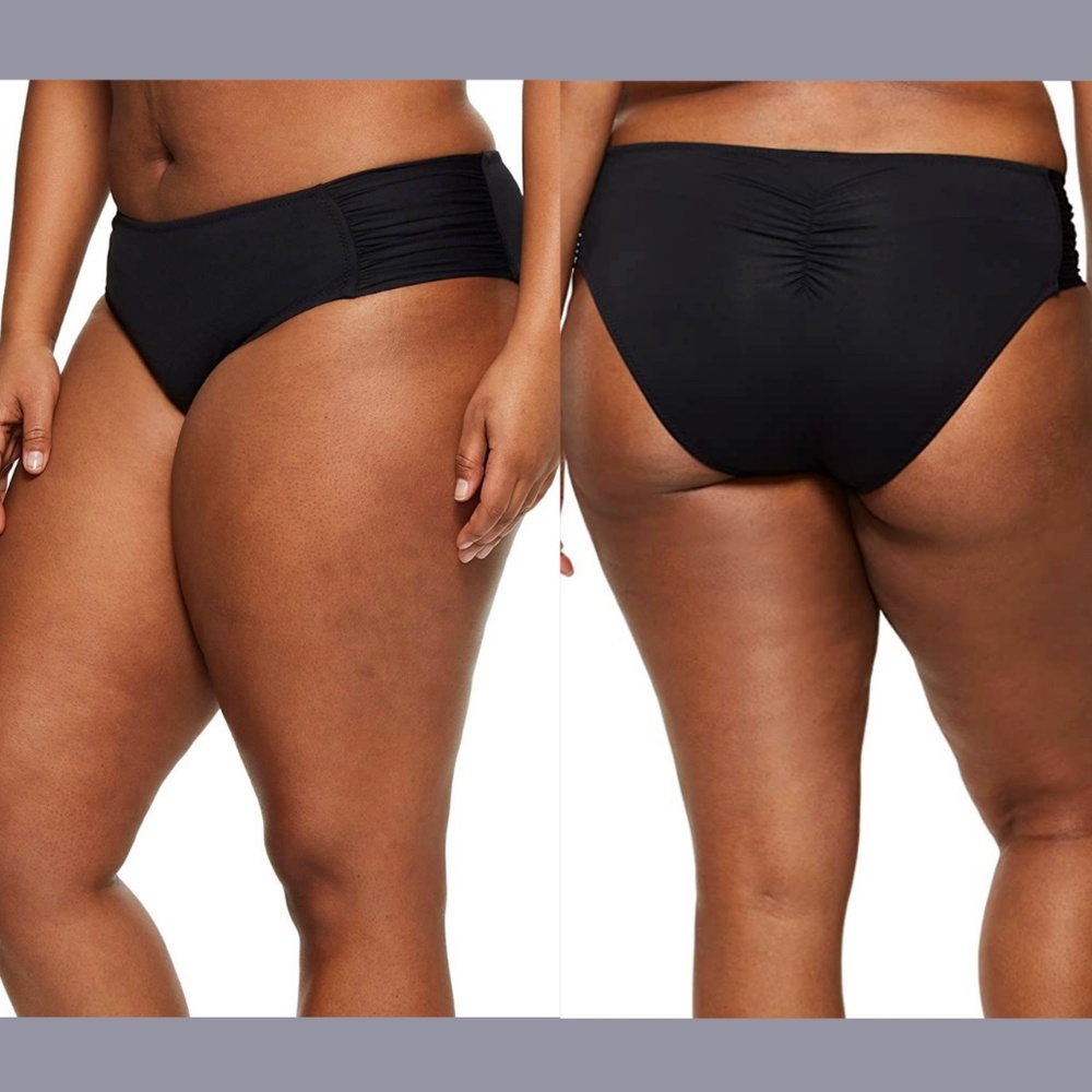 NEW Becca [ PLUS 0X ]‎ Color Splash Hipster Bikini Bottom in Black